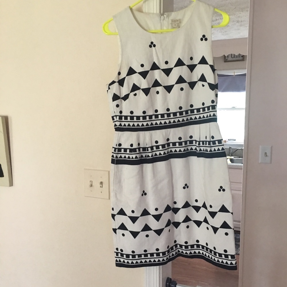 J Crew Aztec print dress